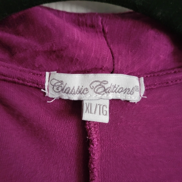 Long Sleeve Purple Cardigan - Picture 8 of 9